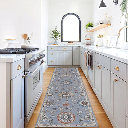 Harmonize Handtufted Wool & Bamboo Silk Runner