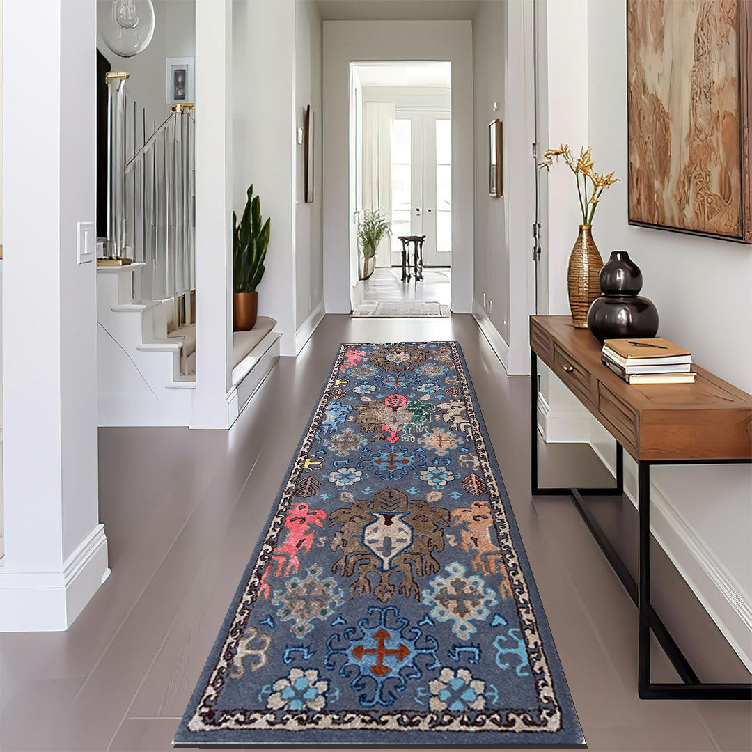 Harmonize Handtufted Wool & Bamboo Silk Runner