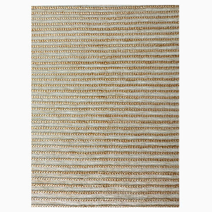 Earthy Elegance  Handknotted Jute & Wool Rug