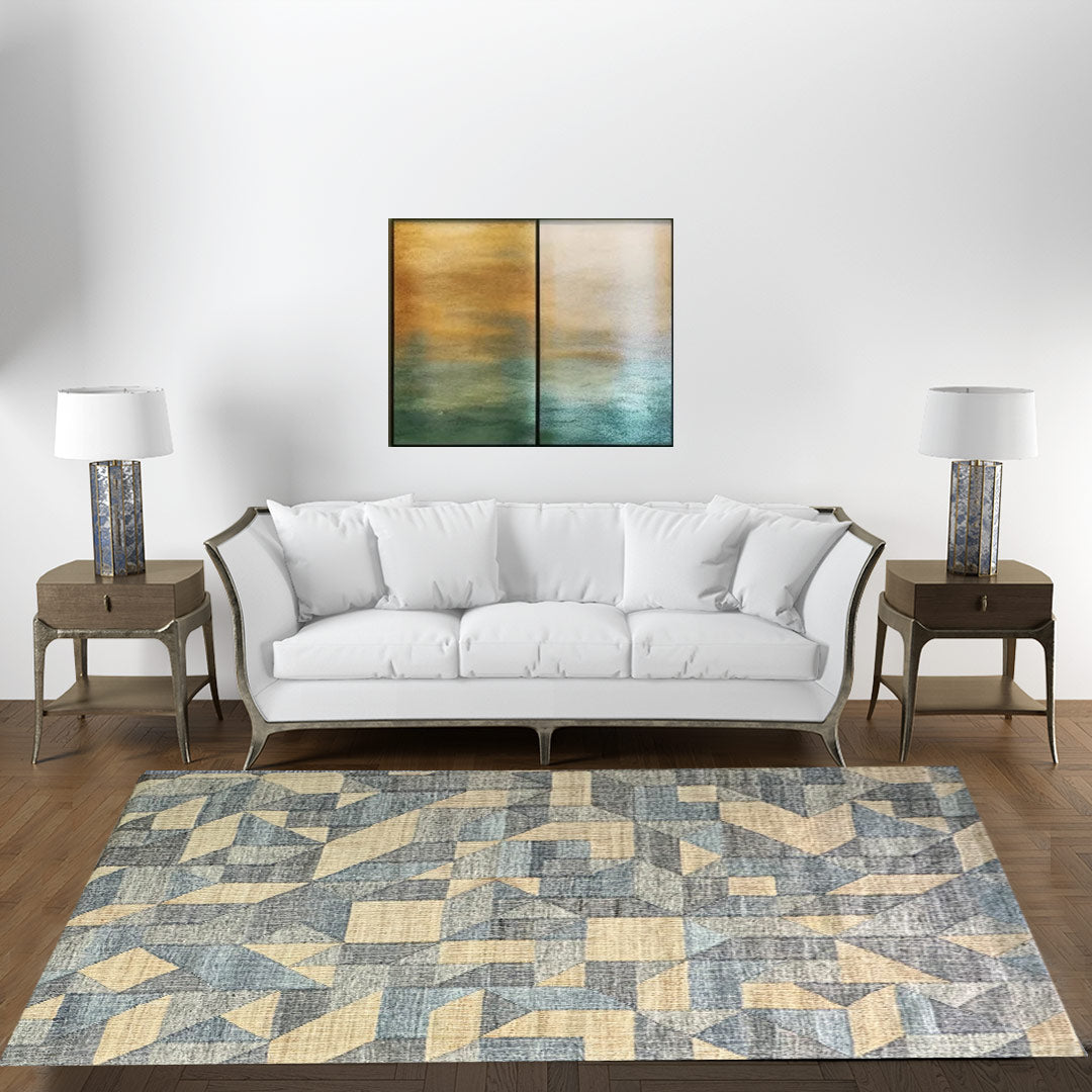 Earthy Elegance  Handknotted Jute Rug