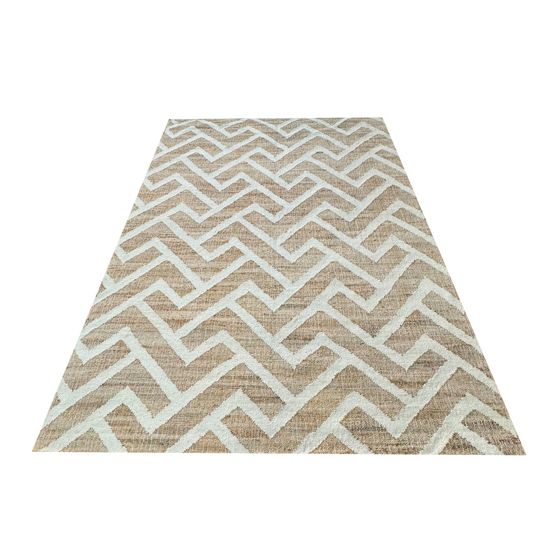 Earthy Elegance  Handknotted Jute Rug