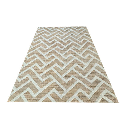 Earthy Elegance  Handknotted Jute Rug