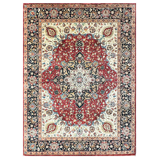 Heritage Hues Handknotted Wool Rug