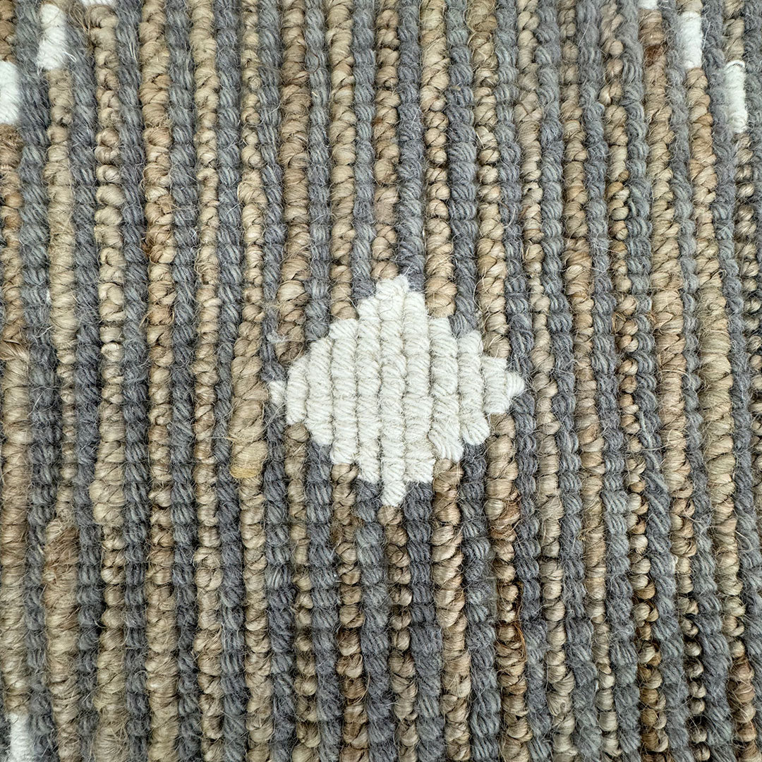 Heritage Hues Handknotted Wool & Jute Rug
