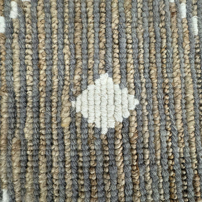 Heritage Hues Handknotted Wool & Jute Rug