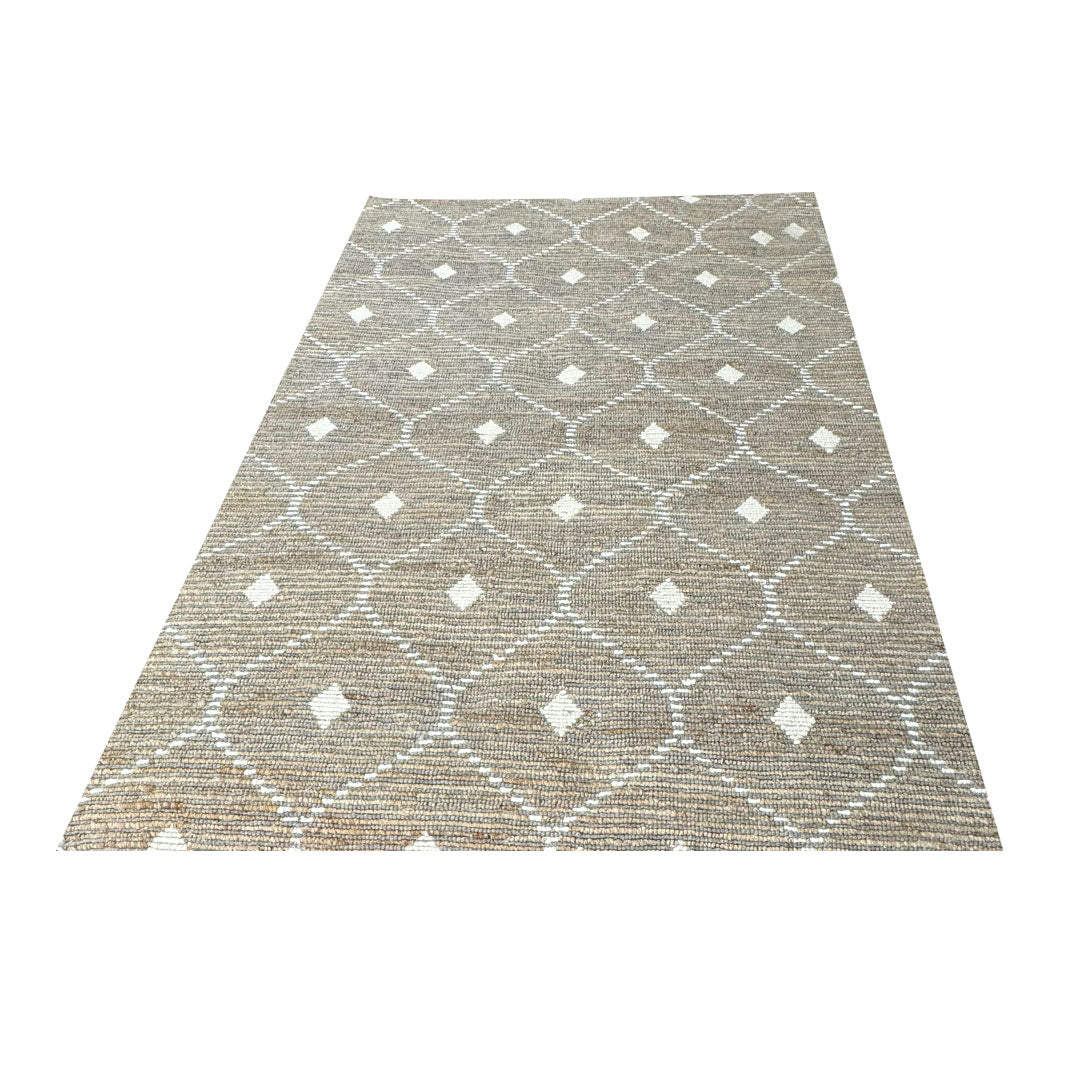 Heritage Hues Handknotted Wool & Jute Rug