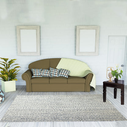 Heritage Hues Handknotted Wool & Jute Rug