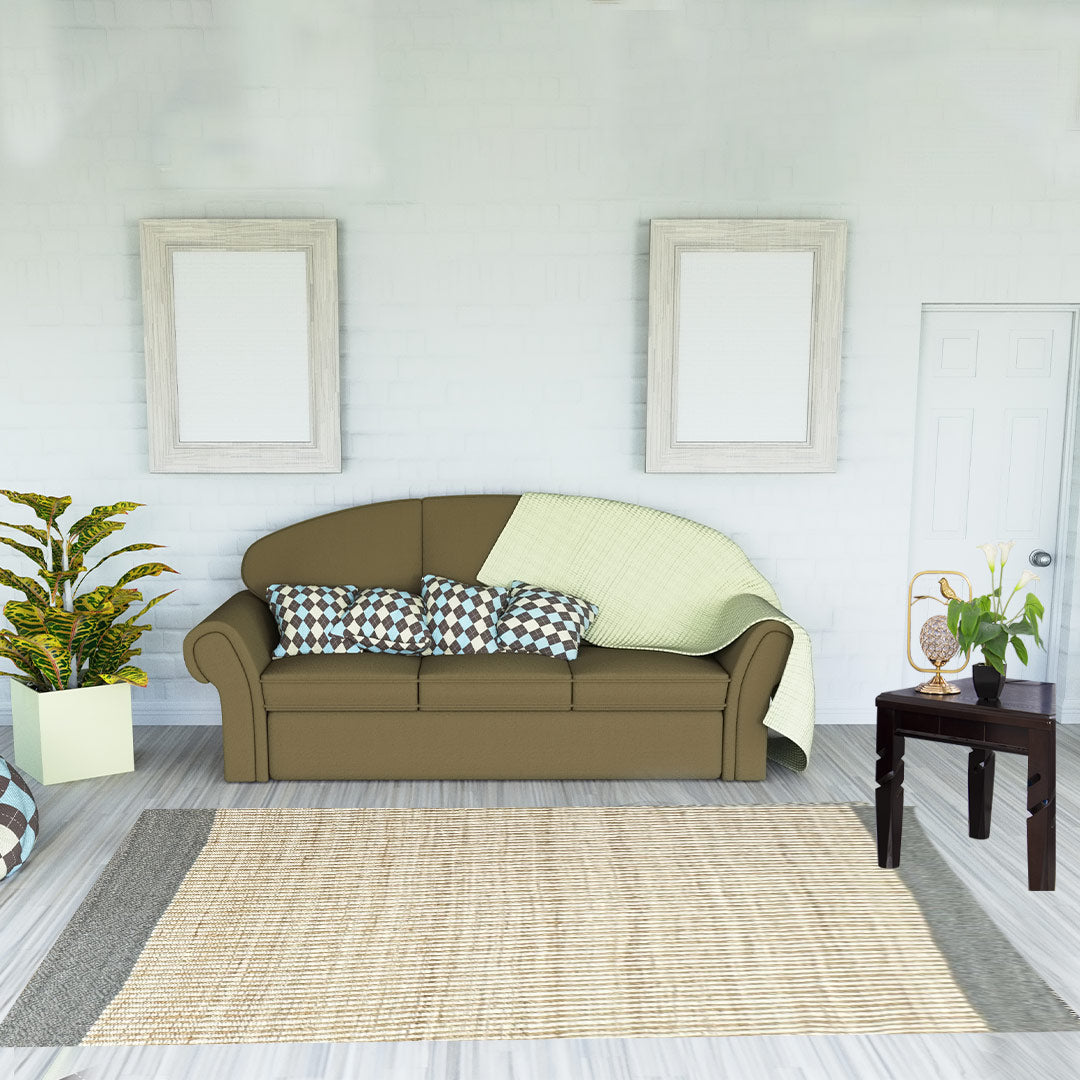 Heritage Hues Handknotted Wool & Jute Rug