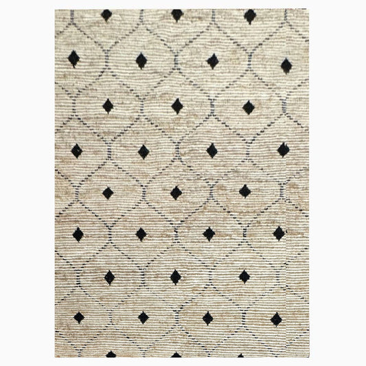 Heritage Hues Handknotted Wool & Jute Rug