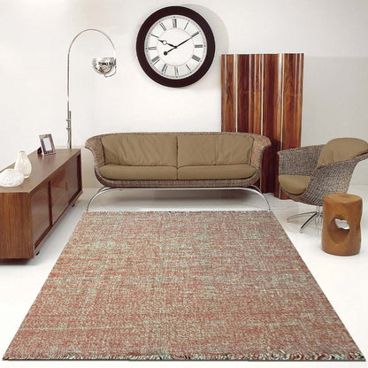 Heritage Hues Handknotted Wool & Jute Rug