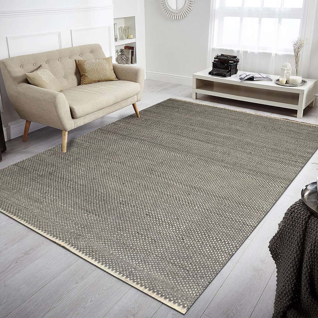 Heritage Hues Handknotted Wool & Jute Rug
