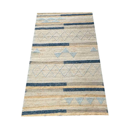 Earthy Elegance  Handknotted Jute & Wool Rug
