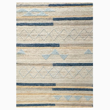 Earthy Elegance  Handknotted Jute & Wool Rug