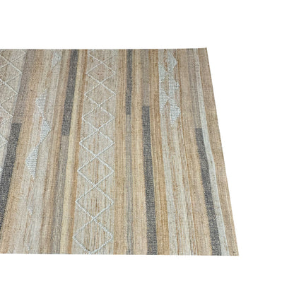 Earthy Elegance  Handknotted Jute & Wool Rug