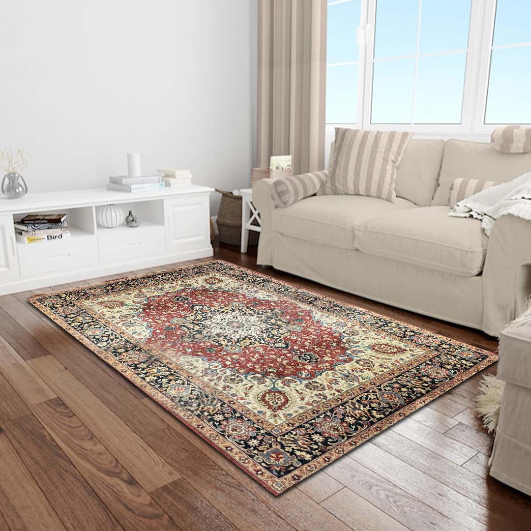 Heritage Hues Handknotted Wool Rug