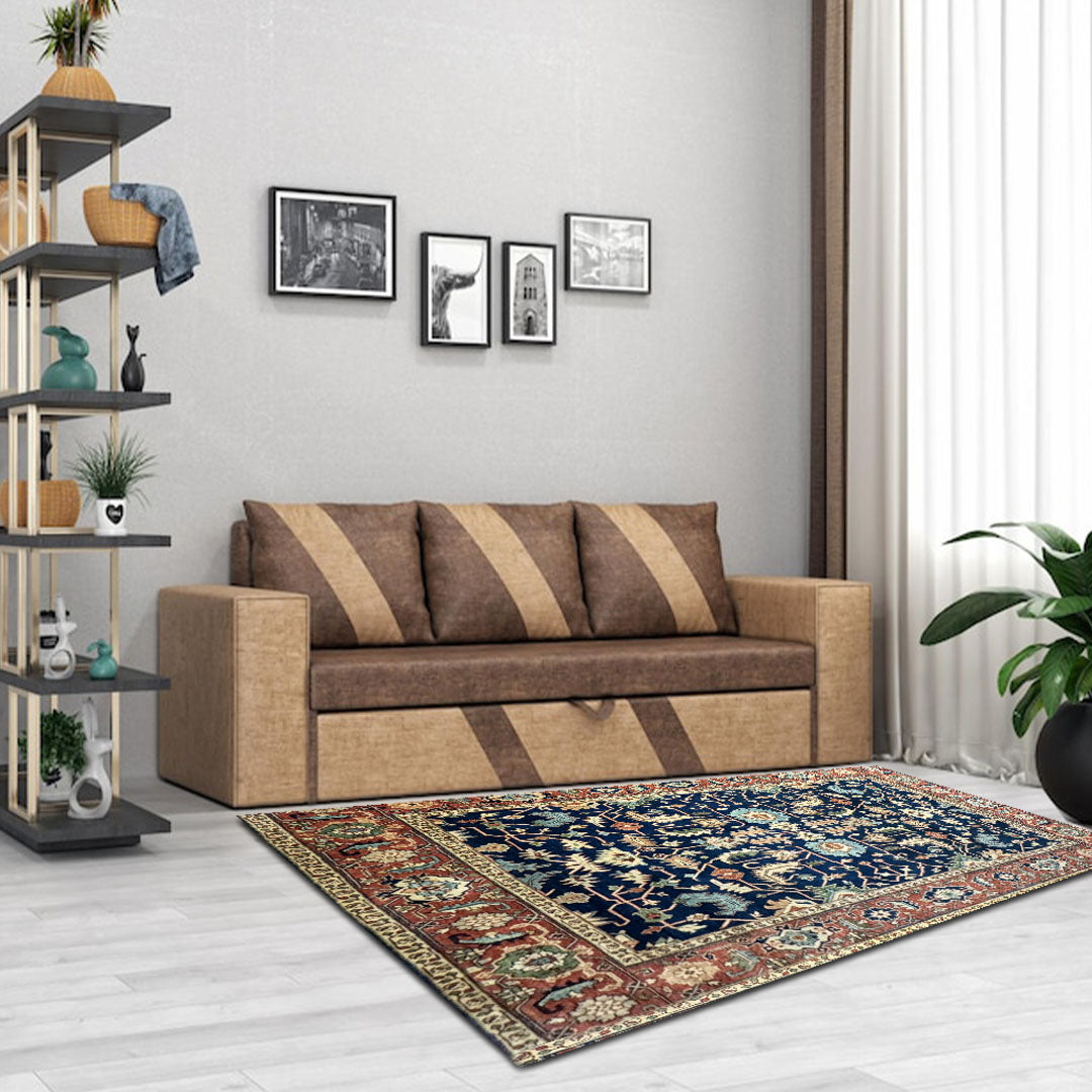 Heritage Hues Handknotted Wool Rug