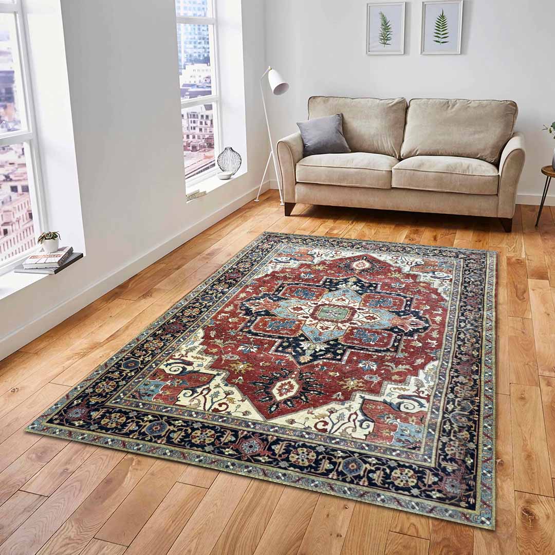 Heritage Hues Handknotted Wool Rug