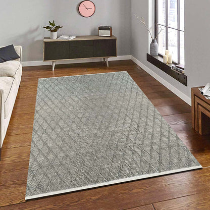 Heritage Hues Handknotted Jute & Cotton Rug