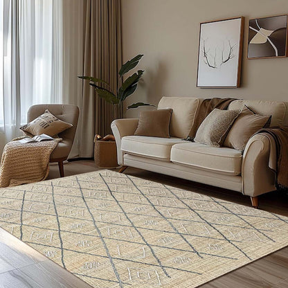 Earthy Elegance  Handknotted Jute Rug