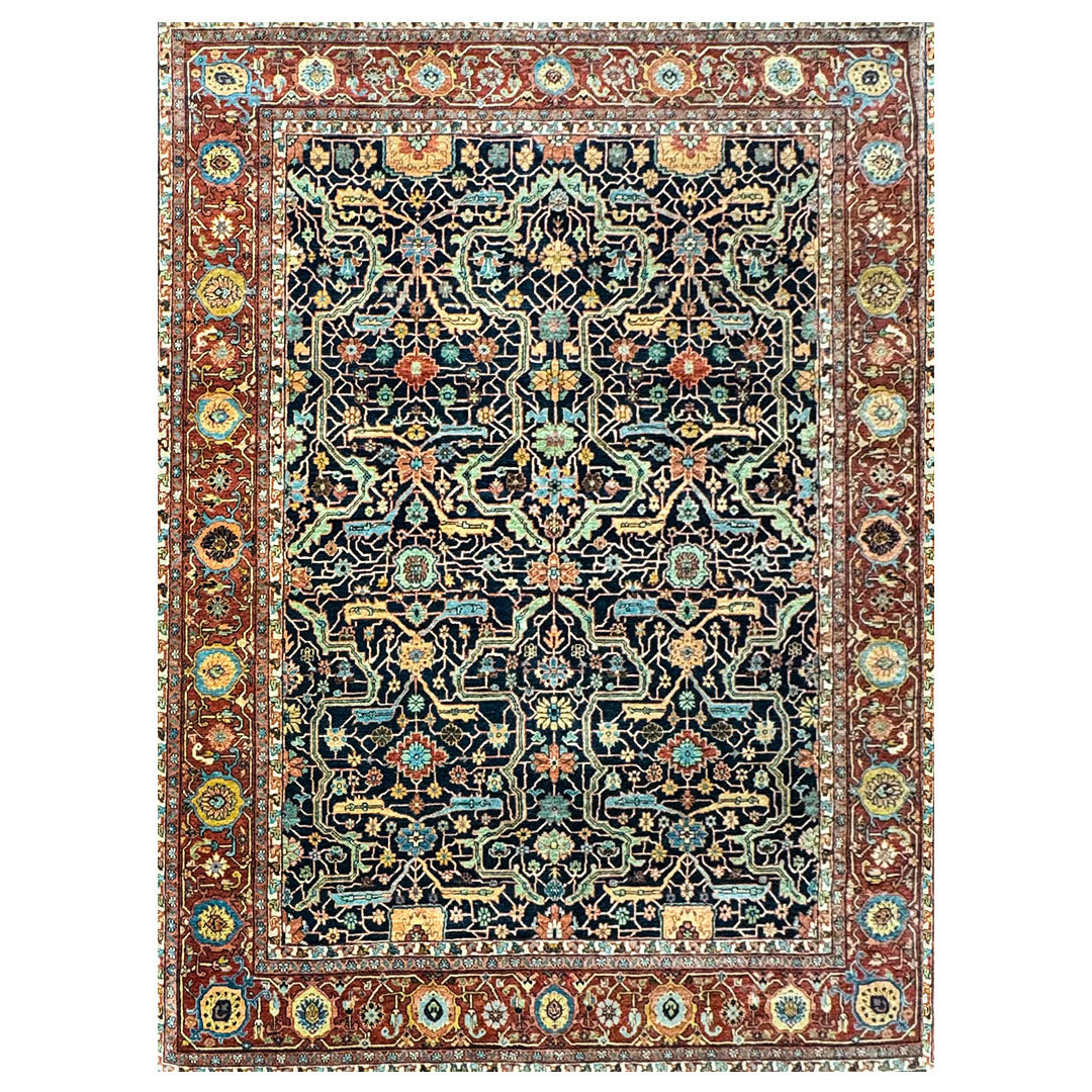 Heritage Hues Handknotted Wool Rug