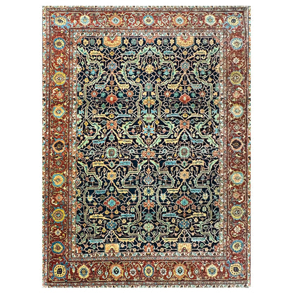 Heritage Hues Handknotted Wool Rug