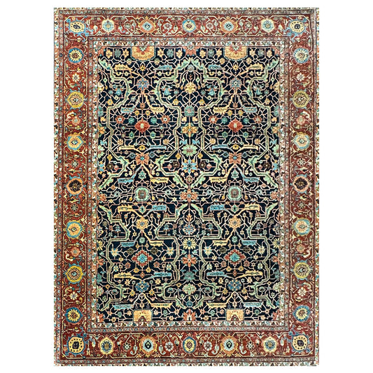 Heritage Hues Handknotted Wool Rug