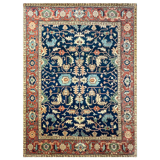 Heritage Hues Handknotted Wool Rug