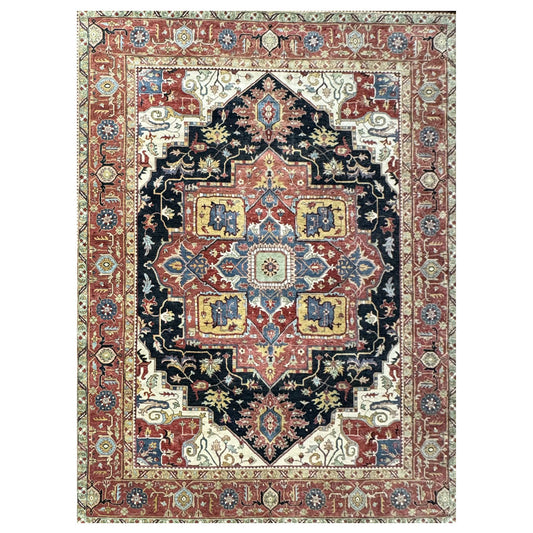 Heritage Hues Handknotted Wool Rug