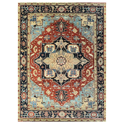 Heritage Hues Handknotted Wool Rug