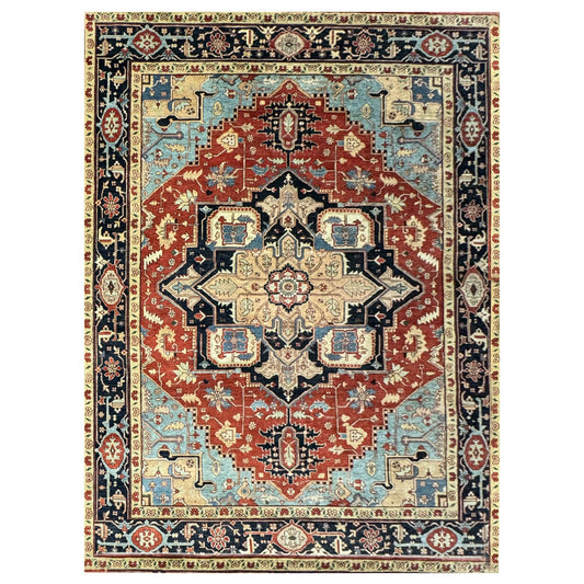 Heritage Hues Handknotted Wool Rug