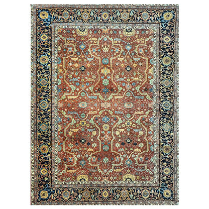 Heritage Hues Handknotted Wool Rug