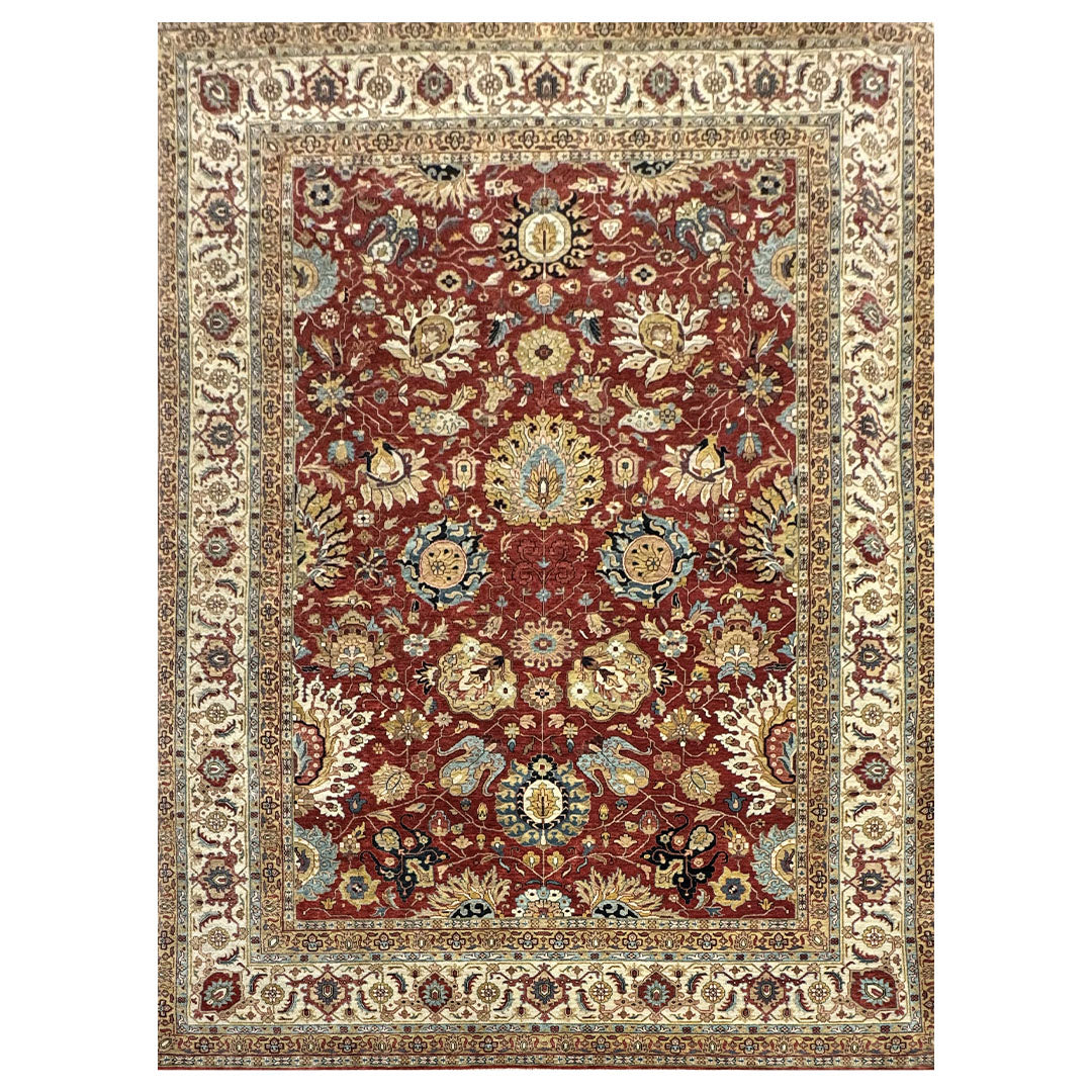 Heritage Hues Handknotted Wool Rug