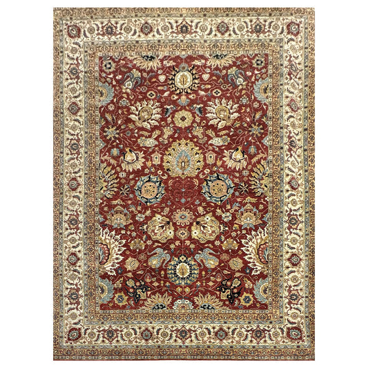 Heritage Hues Handknotted Wool Rug