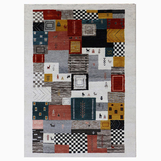 Artisan Weaves Handknotted Traditional Multi Colour Wool Rug