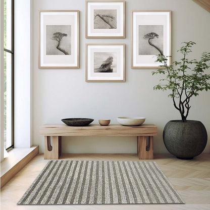 Woven Looms Handknotted Wool Rug