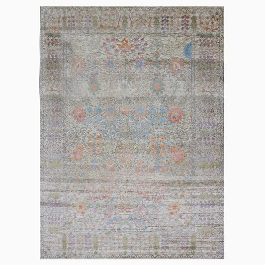 Artisan Weaves Handknotted Hand Spun Wool/Viscose