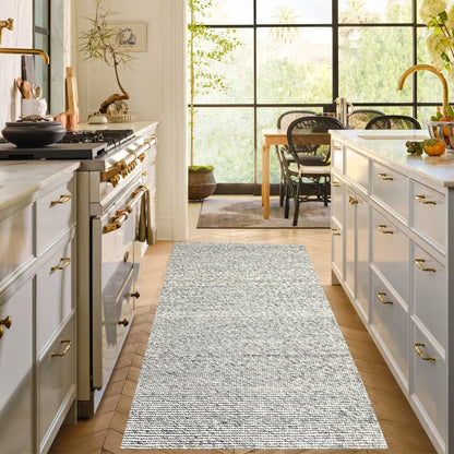 Woven Looms Handknotted Wool Rug