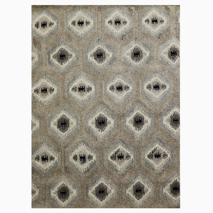 Harmonize - Handtufted Traditional Black & Grey Colour Wool Rug