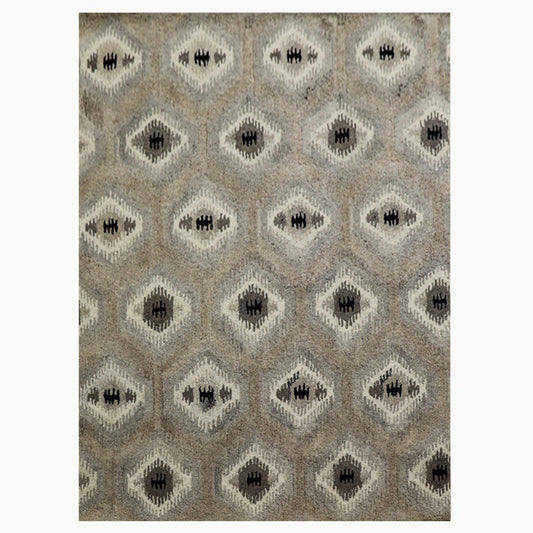 Harmonize - Handtufted Traditional Black & Grey Colour Wool Rug