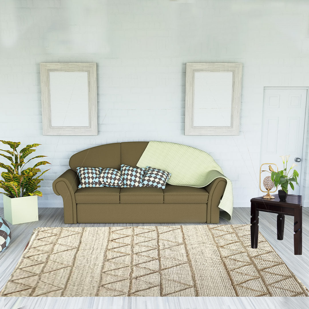 Heritage Hues Handknotted Jute & Cotton Rug