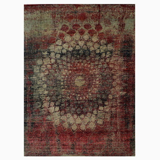 Artisan Weaves Handknotted Handspun Wool/Natural Silk